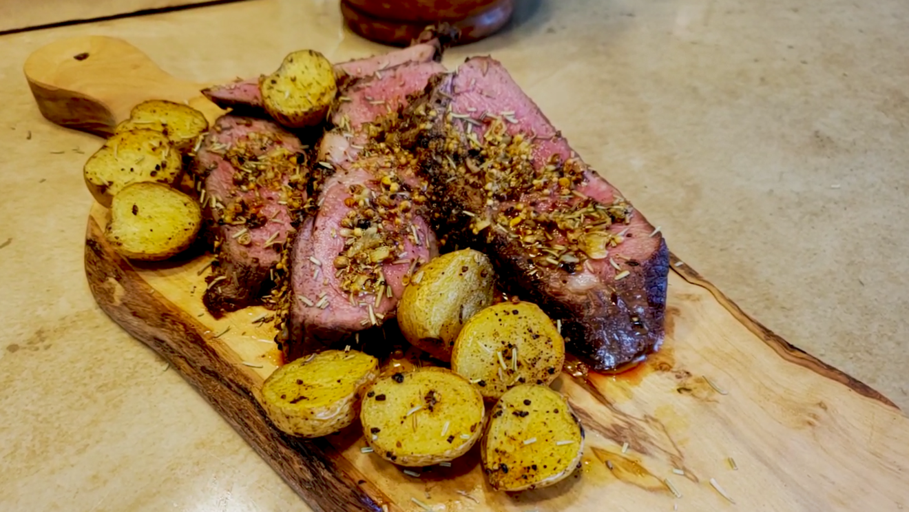 Roasted Leg Of Lamb Butterflied (w/bourbon) – TasteDis