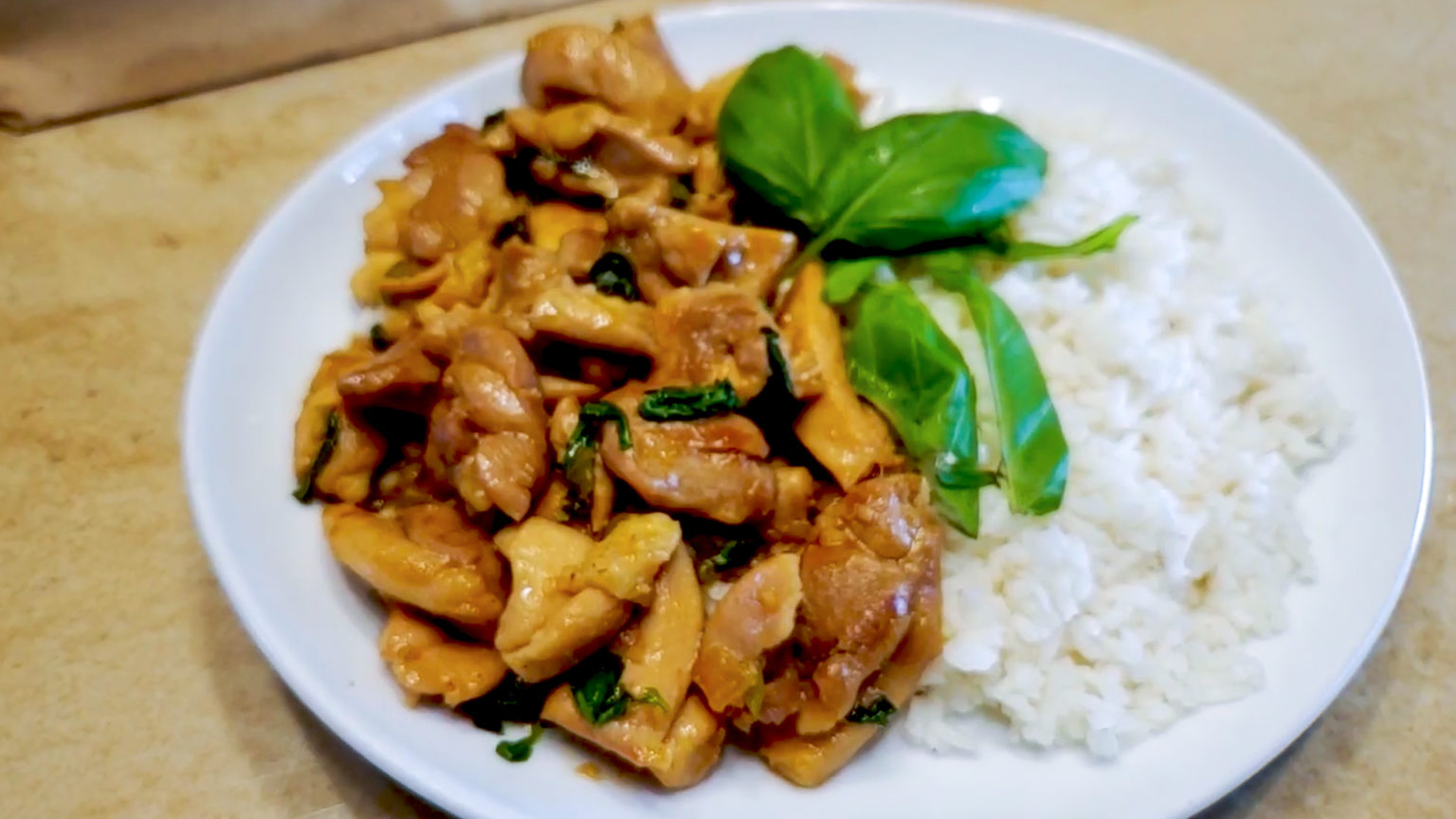 Spicy Thai Basil Chicken TasteDis